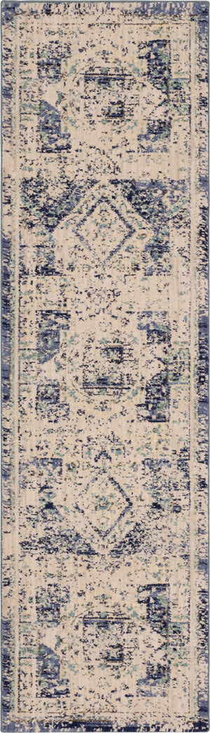 Santee Indigo 2' 4" x 7' 10" Area Rug Karastan Rugs