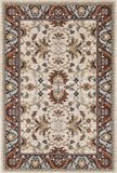 Santorini Persian-Inspired Area Rug with Rose Gold Viscose & Plush Pile