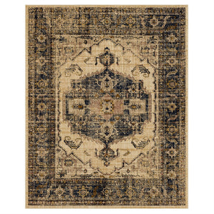 Sarkar Navy 5' 3" x 7' 10" Area Rug Karastan Rugs