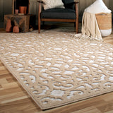 Orian Rugs Boucle Seaborn Machine Woven Polypropylene Cottage/Country Area Rug Driftwood Polypropylene