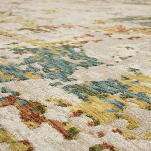 Karastan Rugs Memento Sentimental Machine Woven Polyester Area Rug Beige 9' x 12'