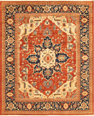 Pasargad Home Serapi Collection Hand-knotted Wool Area Rug - Timeless Style For Elegant Interiors   P-49 12x15