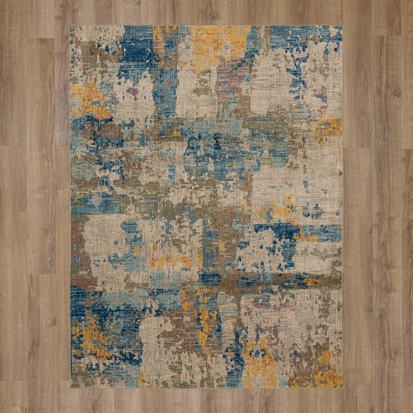 Utopia Seventh Heaven Azure Area Rug 92741 50165 114155 IP Karastan Rugs Mohawk