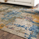 Utopia Seventh Heaven Azure Area Rug 92741 50165 114155 IP Karastan Rugs Mohawk