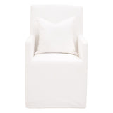 Shelter Slipcover Arm Chair with Casters