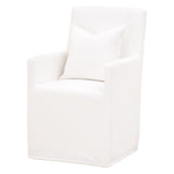 Essentials for Living Shelter Slipcover Arm Chair with Casters 6665.LPPRL-C LiveSmart Peyton-Pearl