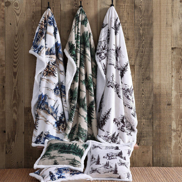 Hiend Accents Arrow Campfire Sherpa Throw - Embrace Cozy Elegance With Unique Tribal Design For Indoor & Outdoor Use Multi Color Front, 100% Polyester,Back, 100% Polyester (Sherpa Fabric) Cf2317t2-os-oc