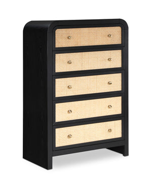 Siena Black Chest SienaBlack-CH Meridian Furniture