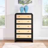 Siena Black Chest SienaBlack-CH Meridian Furniture