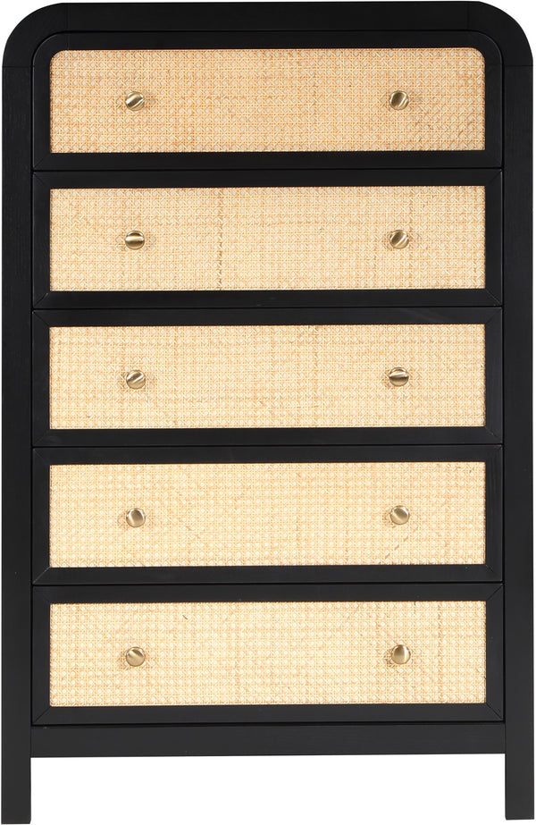 Siena Black Chest SienaBlack-CH Meridian Furniture