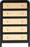 Siena Black Chest SienaBlack-CH Meridian Furniture