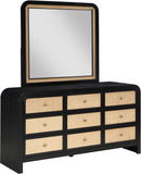 Siena Black Dresser SienaBlack-D Meridian Furniture