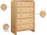 Siena Natural Chest SienaNatural-CH Meridian Furniture