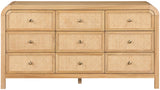 Siena Natural Dresser SienaNatural-D Meridian Furniture