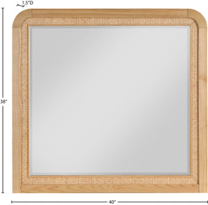 Siena Natural Mirror SienaNatural-M Meridian Furniture