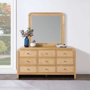 Siena Natural Mirror SienaNatural-M Meridian Furniture