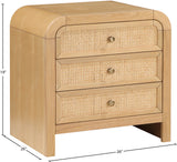 Siena Natural Night Stand SienaNatural-NS Meridian Furniture