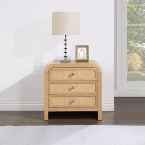 Siena Natural Night Stand SienaNatural-NS Meridian Furniture