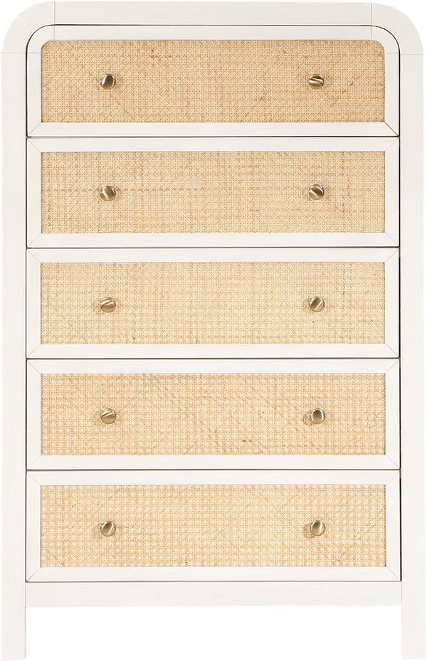 Siena White Chest SienaWhite-CH Meridian Furniture