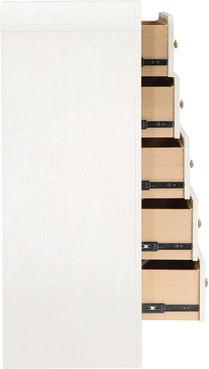 Siena White Chest SienaWhite-CH Meridian Furniture