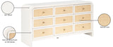 Siena White Dresser SienaWhite-D Meridian Furniture