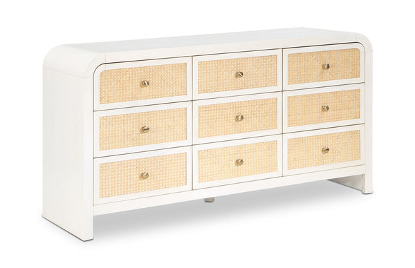 Siena White Dresser SienaWhite-D Meridian Furniture