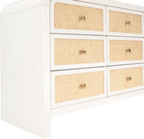 Siena White Dresser SienaWhite-D Meridian Furniture