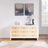 Siena White Dresser SienaWhite-D Meridian Furniture