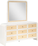 Siena White Dresser SienaWhite-D Meridian Furniture