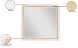 Siena White Mirror SienaWhite-M Meridian Furniture