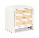 Siena White Night Stand SienaWhite-NS Meridian Furniture