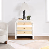 Siena White Night Stand SienaWhite-NS Meridian Furniture