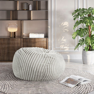 Legends Furniture Bridgevine Home Sky Luxe 40 Inch Minky Dove Grey Memory Foam Lounger Grey Memory Foam Zmfl-0801b-dvgry