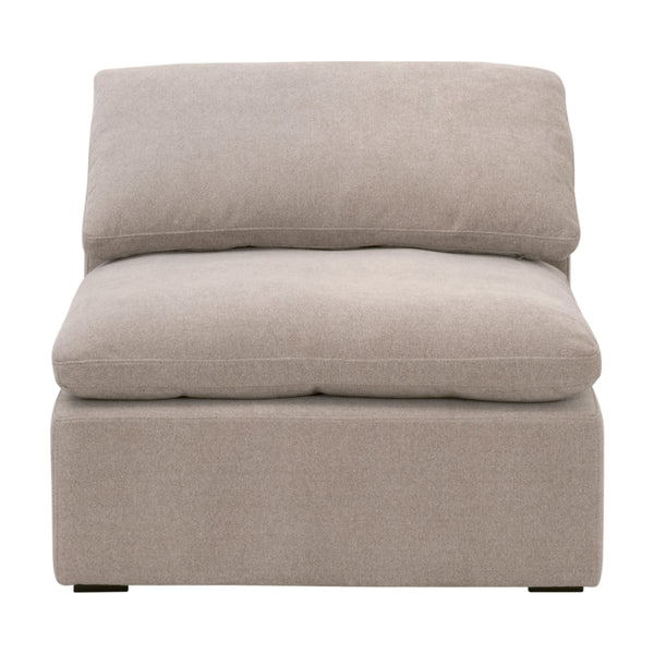 Sky Modular Armless Chair Performance Latte Micro Boucle, Espresso 6610-1S.LATMB Essentials for Living