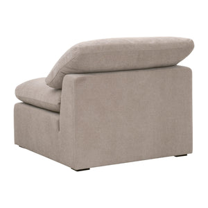 Sky Modular Armless Chair Performance Latte Micro Boucle, Espresso 6610-1S.LATMB Essentials for Living