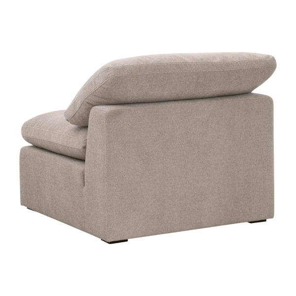 Sky Modular Armless Chair Performance Latte Micro Boucle, Espresso 6610-1S.LATMB Essentials for Living