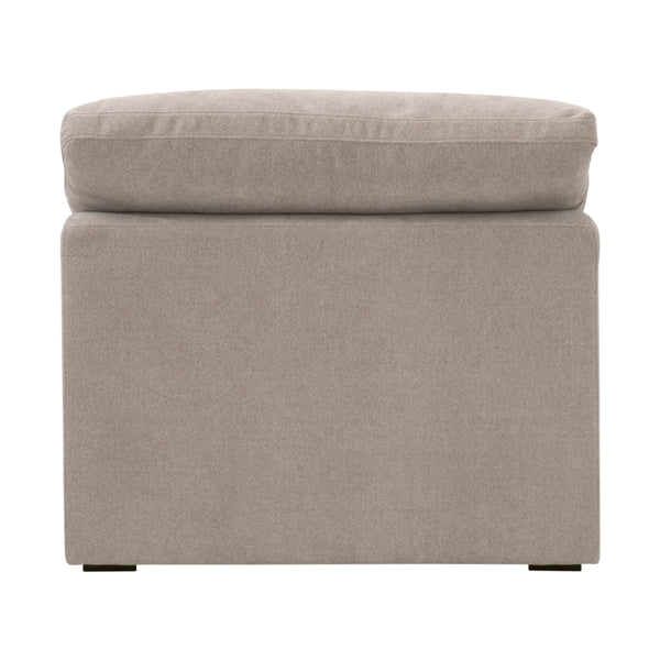 Sky Modular Armless Chair Performance Latte Micro Boucle, Espresso 6610-1S.LATMB Essentials for Living