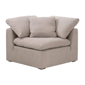 Sky Modular Corner Chair Performance Latte Micro Boucle, Espresso 6610-CRN.LATMB Essentials for Living