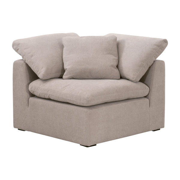 Sky Modular Corner Chair Performance Latte Micro Boucle, Espresso 6610-CRN.LATMB Essentials for Living