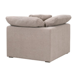 Sky Modular Corner Chair Performance Latte Micro Boucle, Espresso 6610-CRN.LATMB Essentials for Living