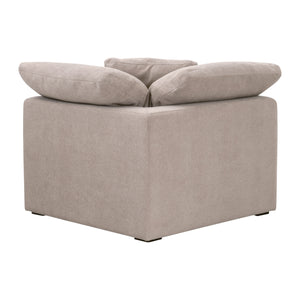 Sky Modular Corner Chair Performance Latte Micro Boucle, Espresso 6610-CRN.LATMB Essentials for Living