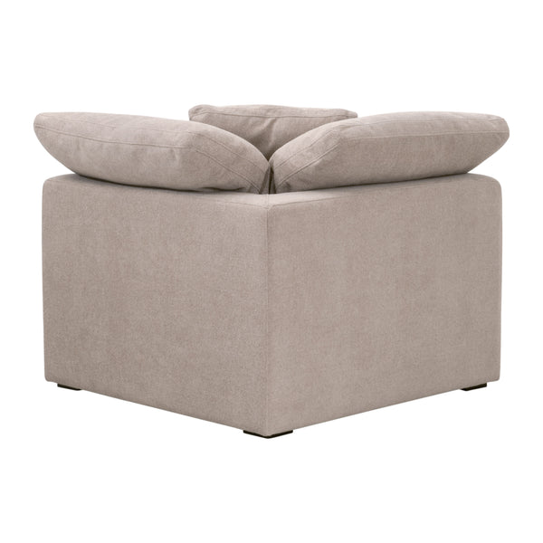 Sky Modular Corner Chair Performance Latte Micro Boucle, Espresso 6610-CRN.LATMB Essentials for Living