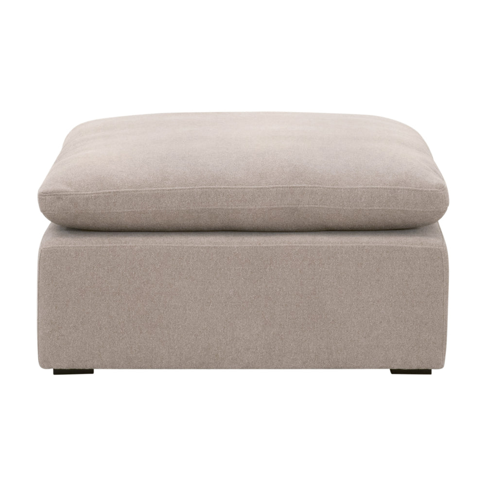 Sky Modular Ottoman Performance Latte Micro Boucle, Espresso 6610-0.LATMB Essentials for Living