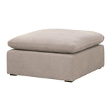 Sky Modular Ottoman Performance Latte Micro Boucle, Espresso 6610-0.LATMB Essentials for Living