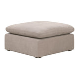 Sky Modular Ottoman Performance Latte Micro Boucle, Espresso 6610-0.LATMB Essentials for Living