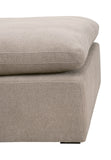 Sky Modular Ottoman Performance Latte Micro Boucle, Espresso 6610-0.LATMB Essentials for Living