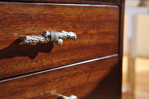 Lexington Sligh La Costa Live Edge Writing Desk - Stunning Mahogany & Trembesi Design With Polished Stainless Base Light Golden Brown Wood 100nl-405