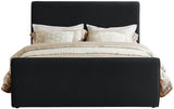 Sloan Black Velvet King Bed SloanBlack-K Meridian Furniture