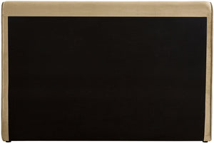 Sloan Camel Velvet King Bed SloanCamel-K Meridian Furniture