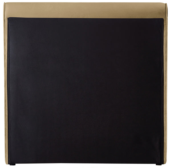 Sloan Camel Velvet Twin Bed SloanCamel-T Meridian Furniture